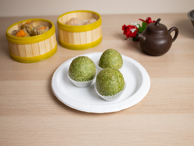 Green Black Sesame Ball